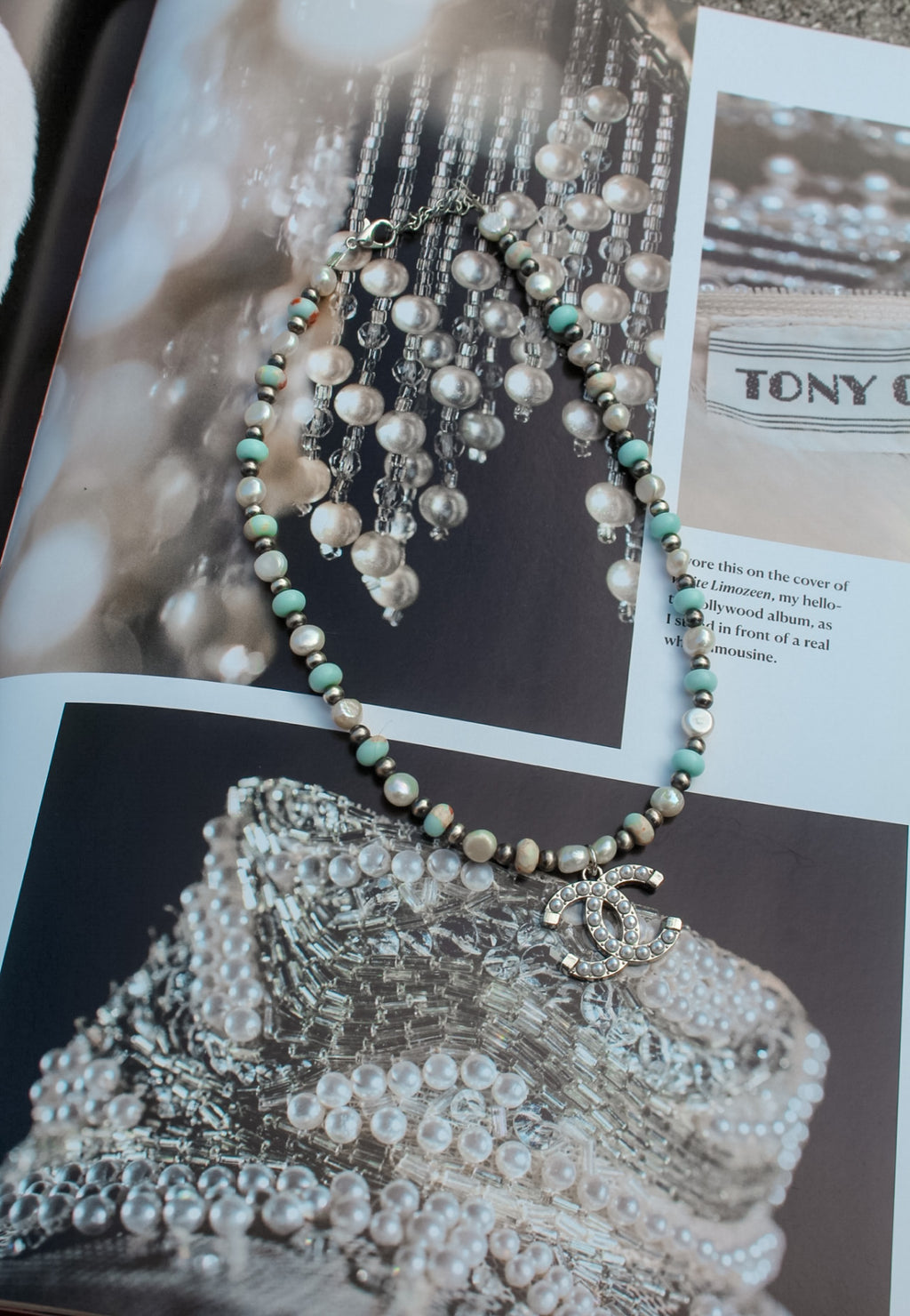 Chanel Navajo Inspired Pearl and Gemstone Necklace