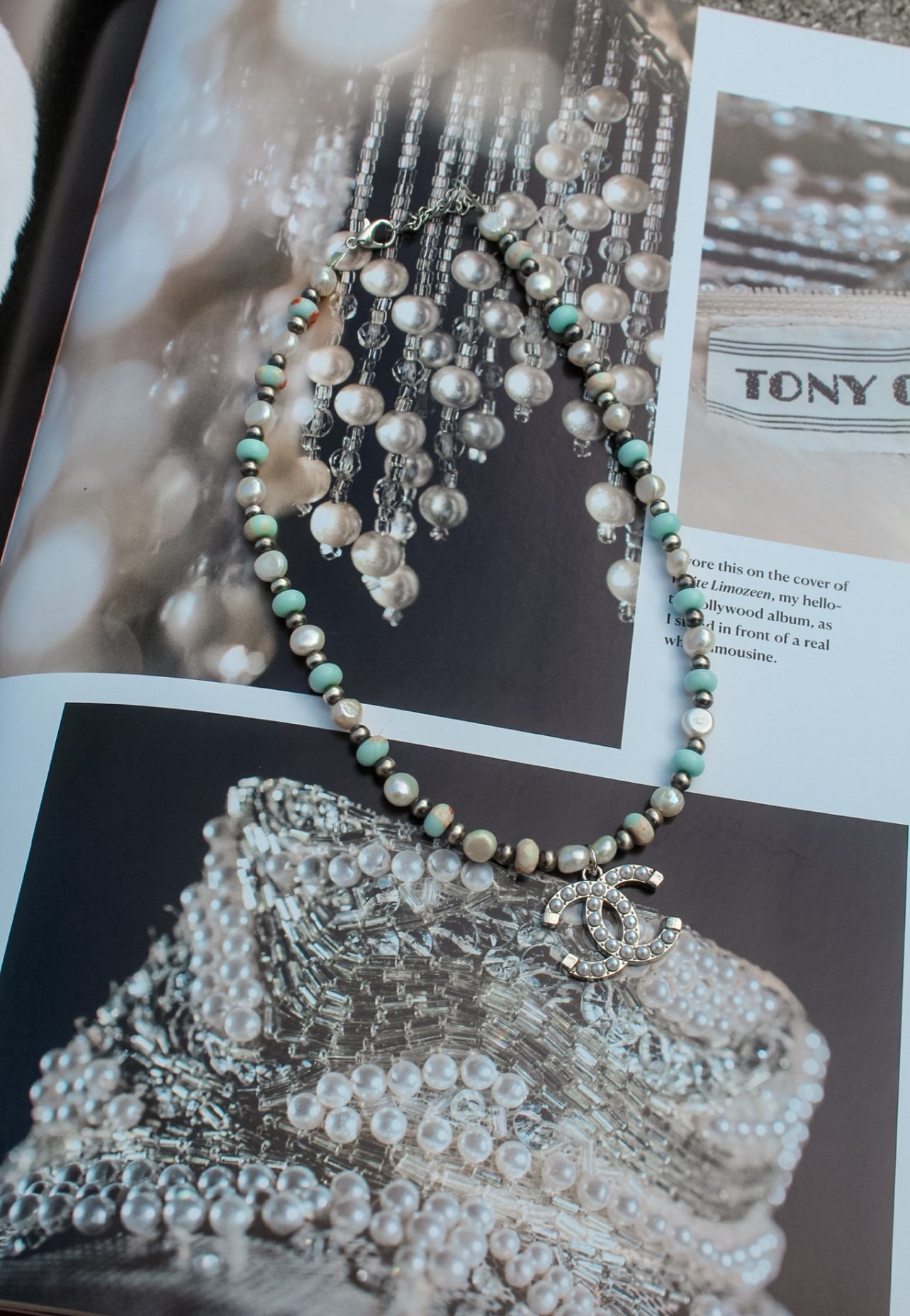 Chanel Navajo Inspired Pearl and Gemstone Necklace