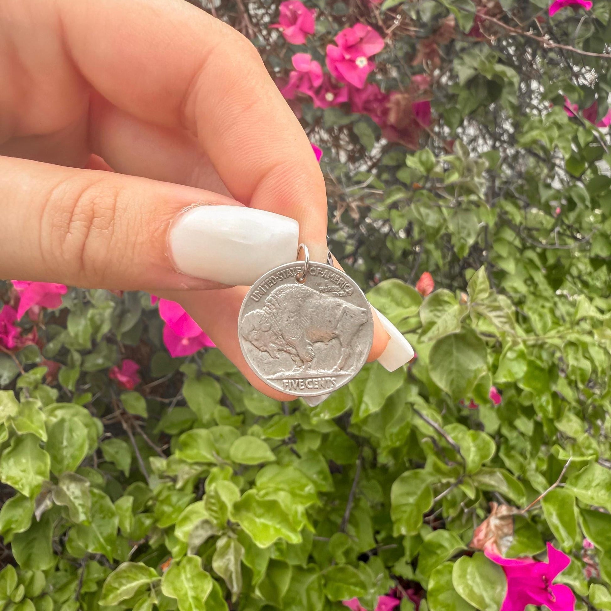 Genuine Buffalo Nickel Pendant